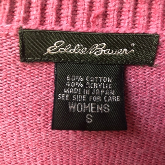 Eddie Bauer Pink Sweater Size Small - Picture 4 of 9